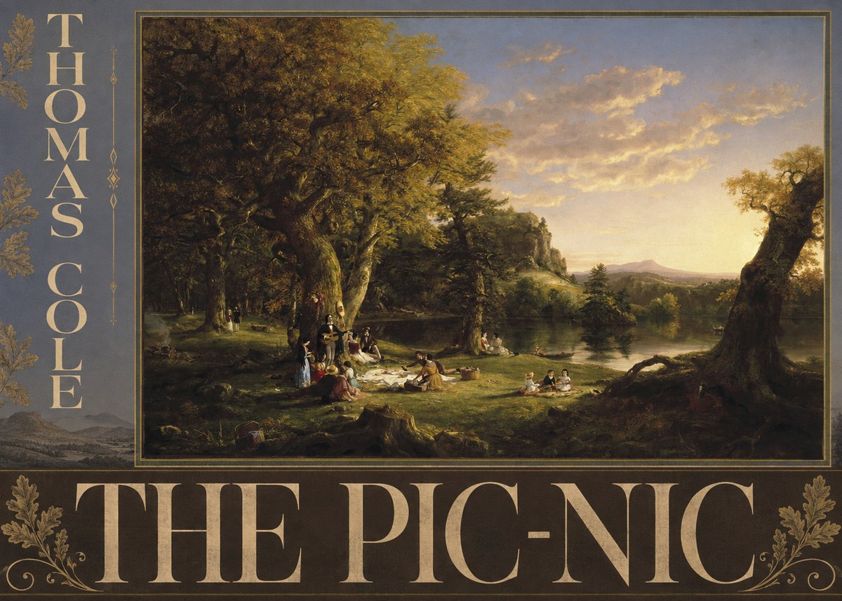Thomas Cole The Pic-nic II No4 - Póster