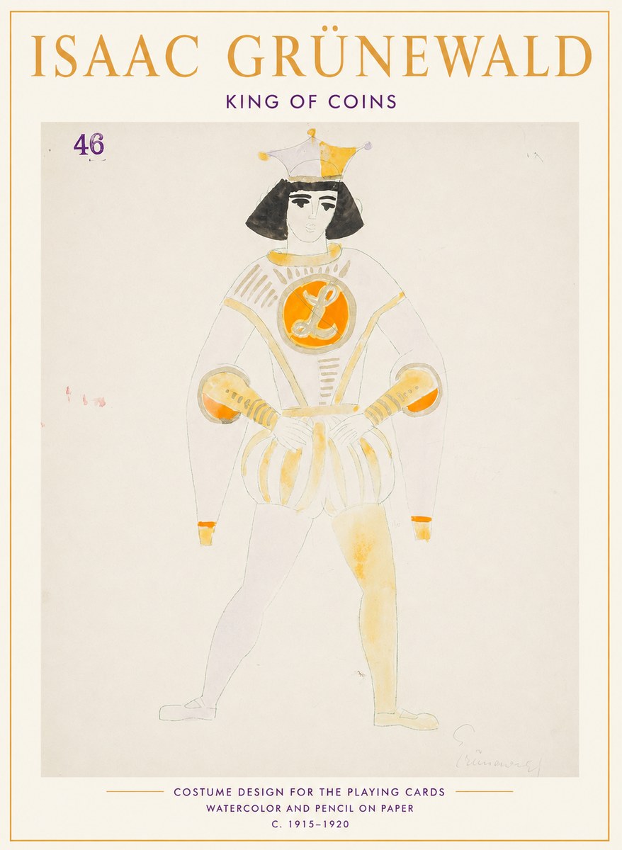 Isaac Grünewald King of Coins No1 - Póster