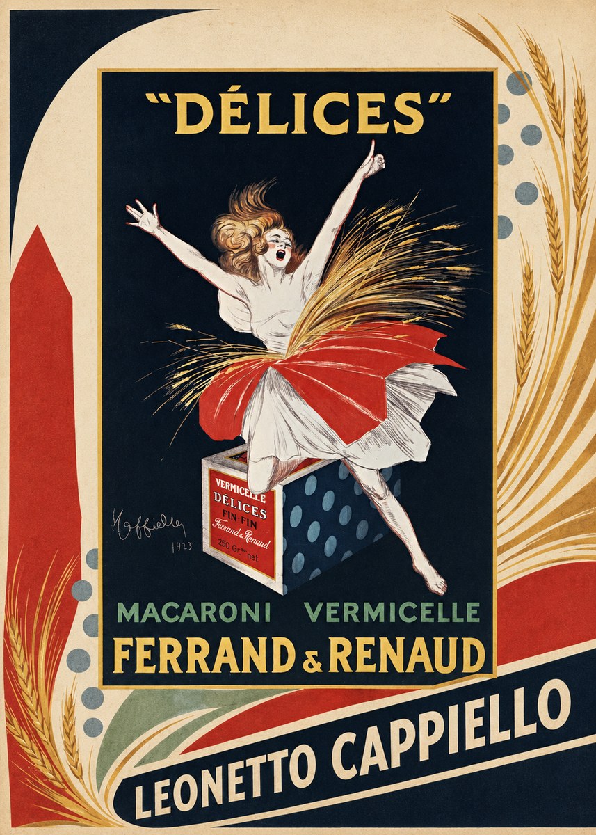 Leonetto Cappiello Délices II No1 - Póster