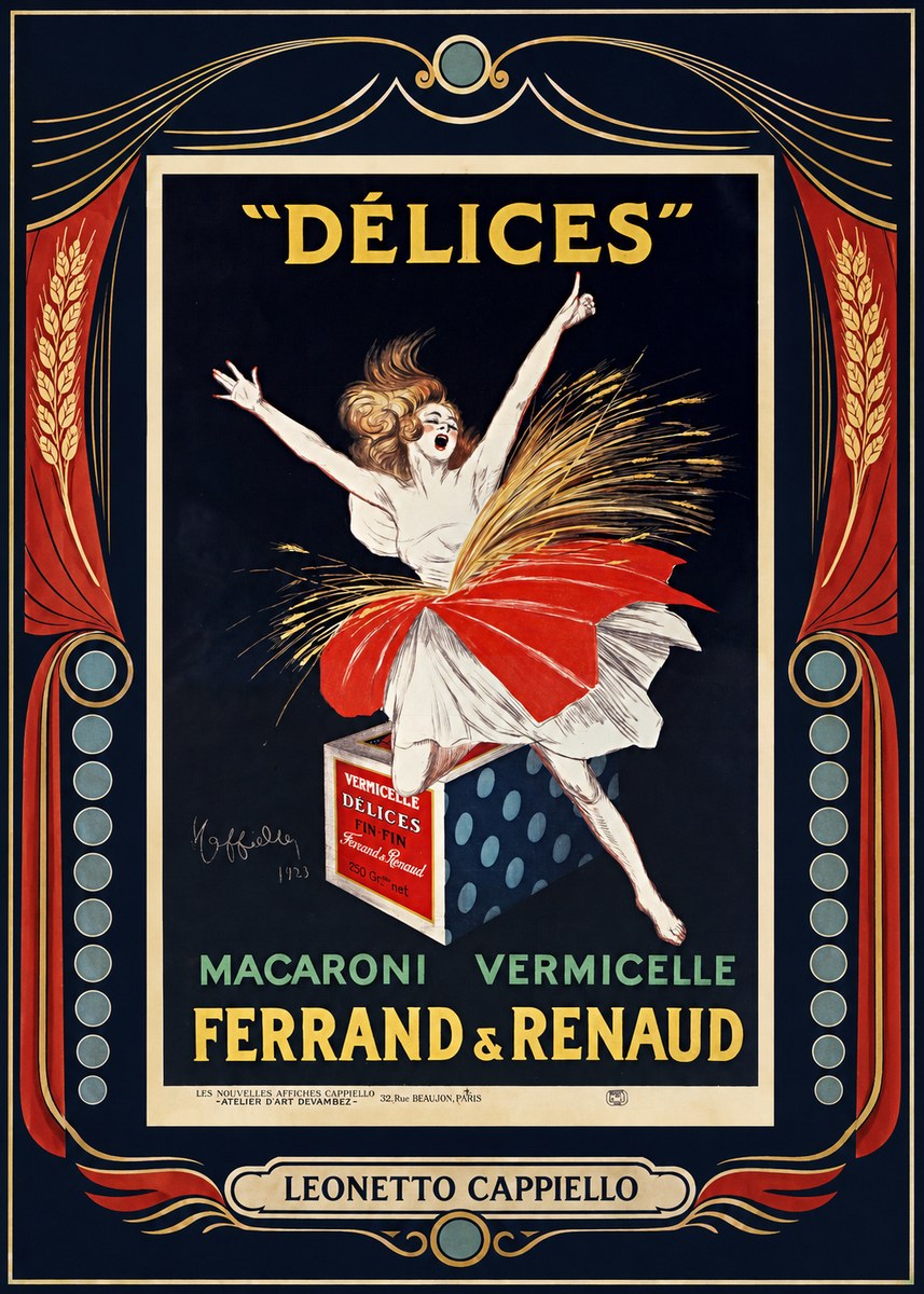 Leonetto Cappiello Délices II No2 - Póster