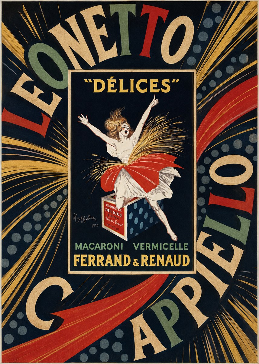 Leonetto Cappiello Délices II No5 - Póster