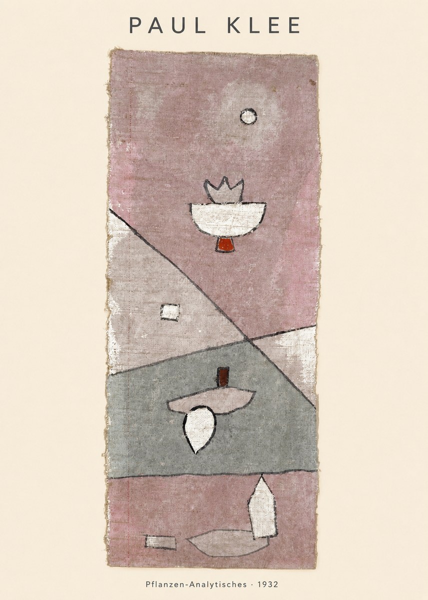 Paul Klee Pflanzen-analytisches No5 - Póster