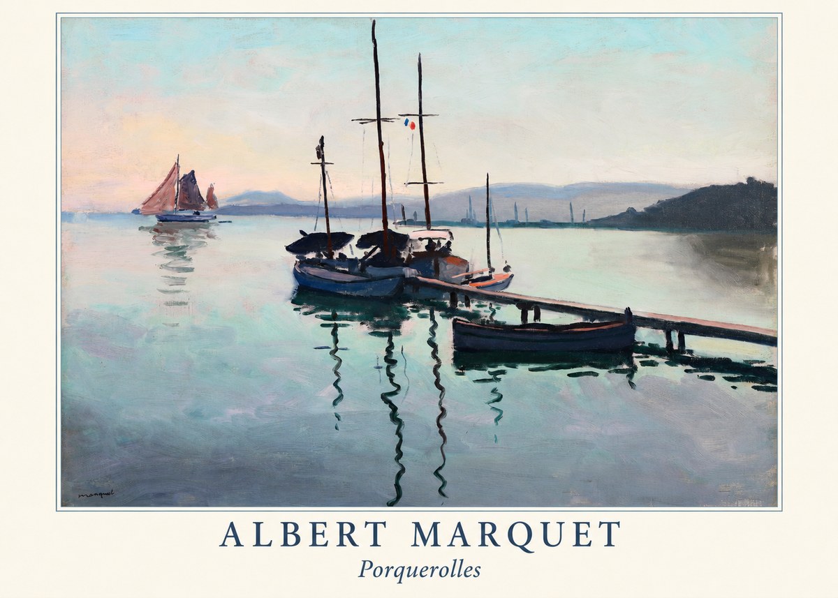 Albert Marquet Porquerolles No4 - Póster