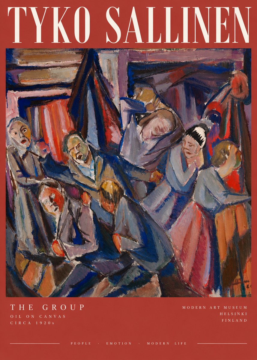 Tyko Sallinen The Group No2 - Póster