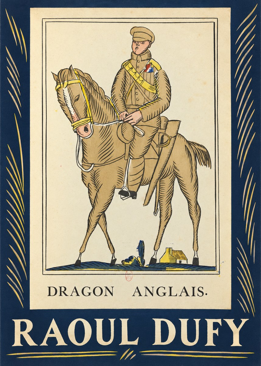 Raoul Dufy Dragon Anglais No3 - Póster