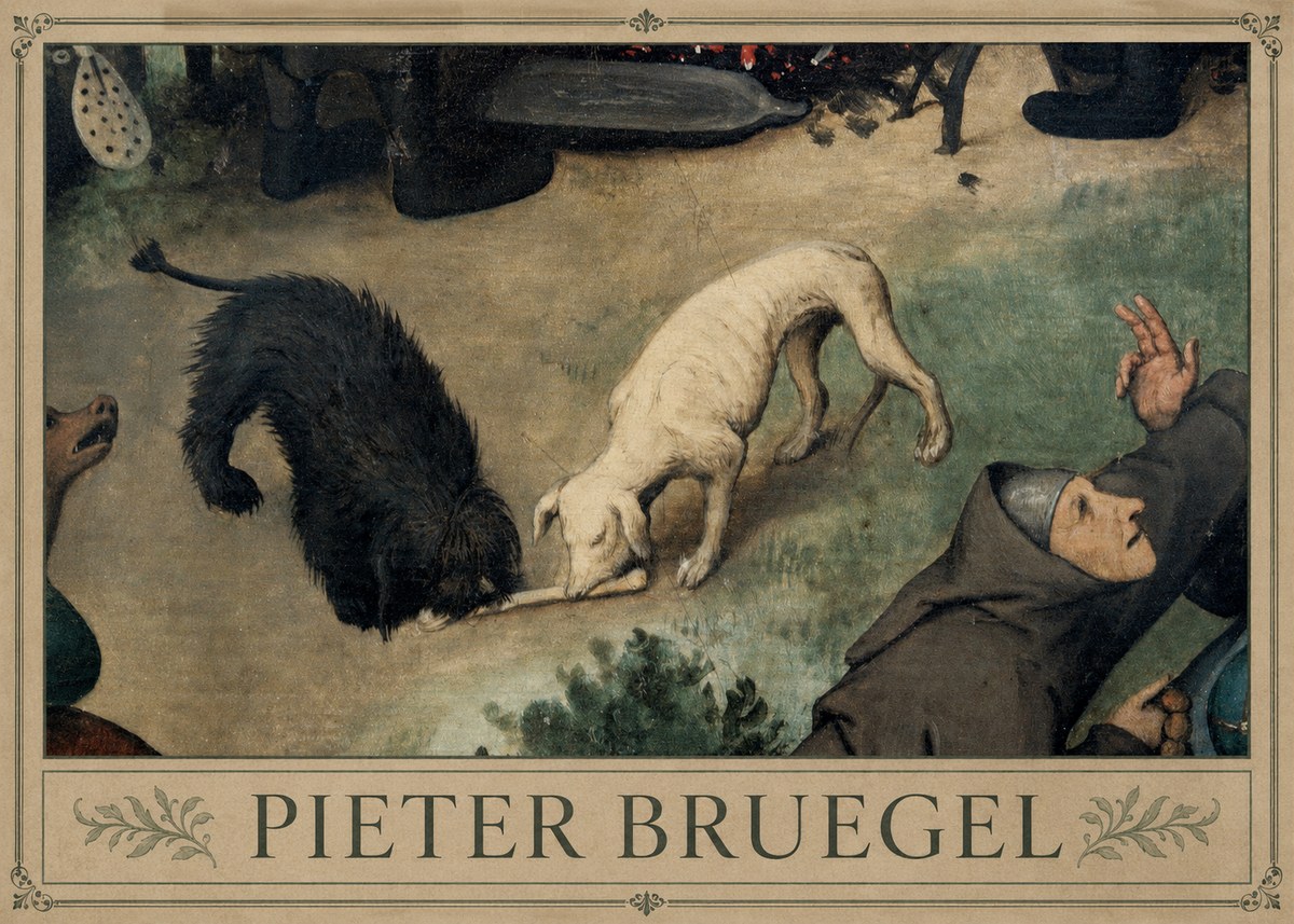 Pieter Bruegel The Beggars No1 - Póster