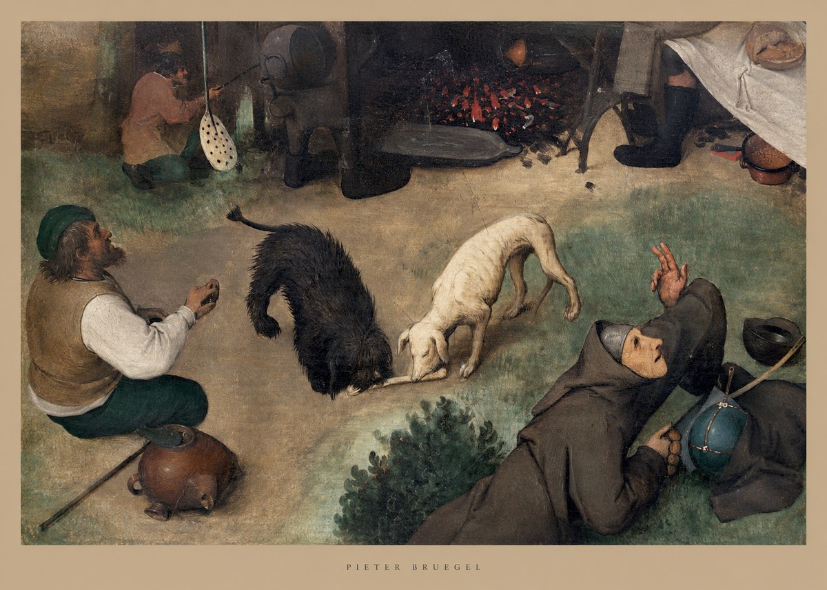 Pieter Bruegel The Beggars No6 - Póster