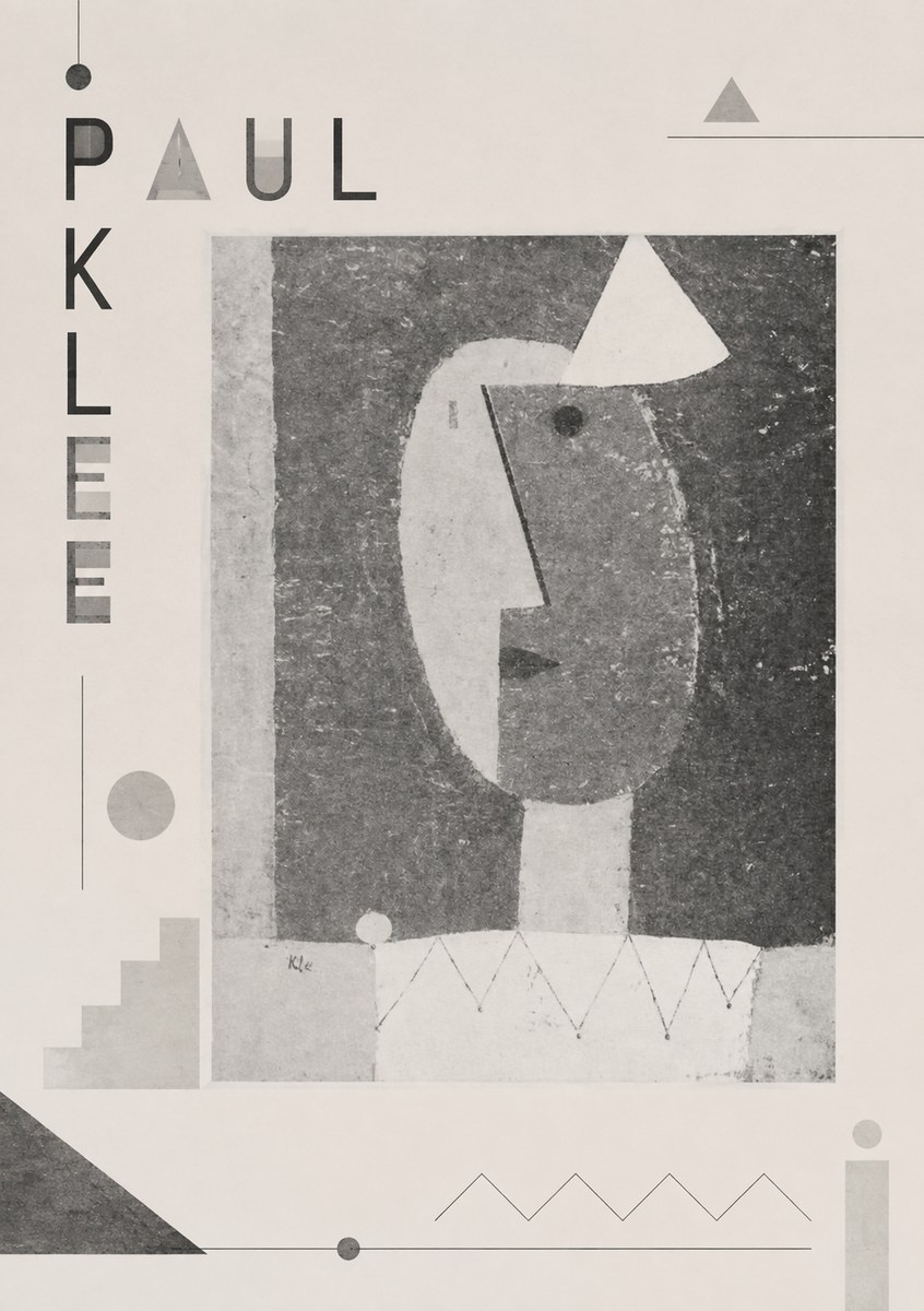 Paul Klee The Clown No4 - Póster