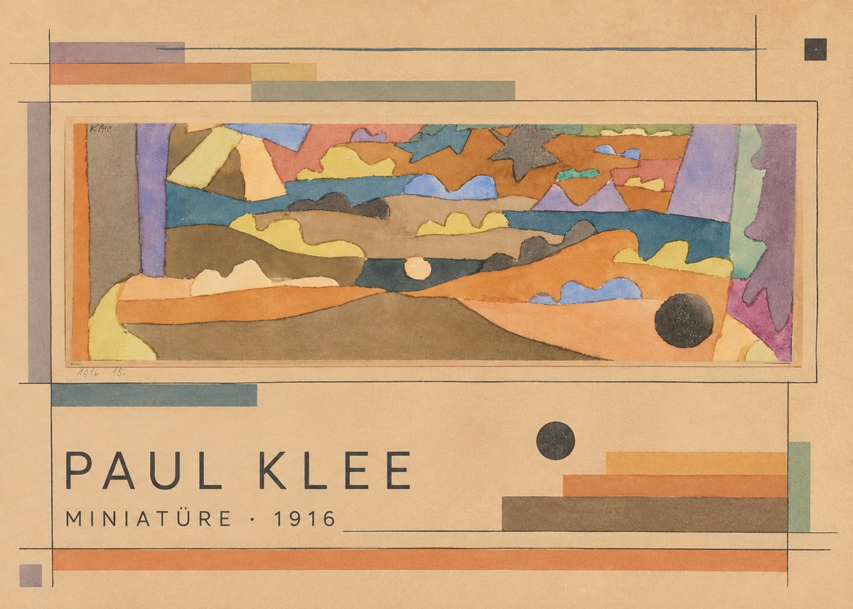 Paul Klee Miniatüre · 1916 No2 - Póster