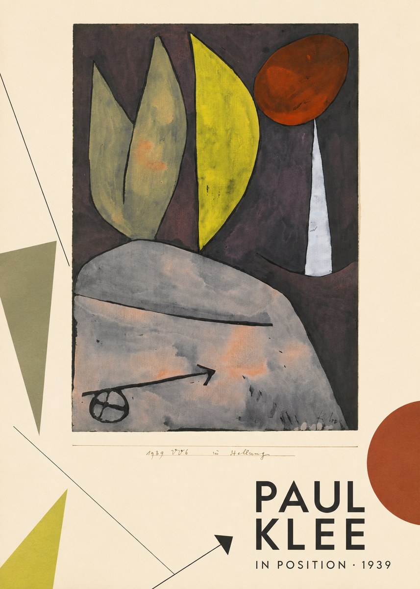 Paul Klee In Position No4 - Póster
