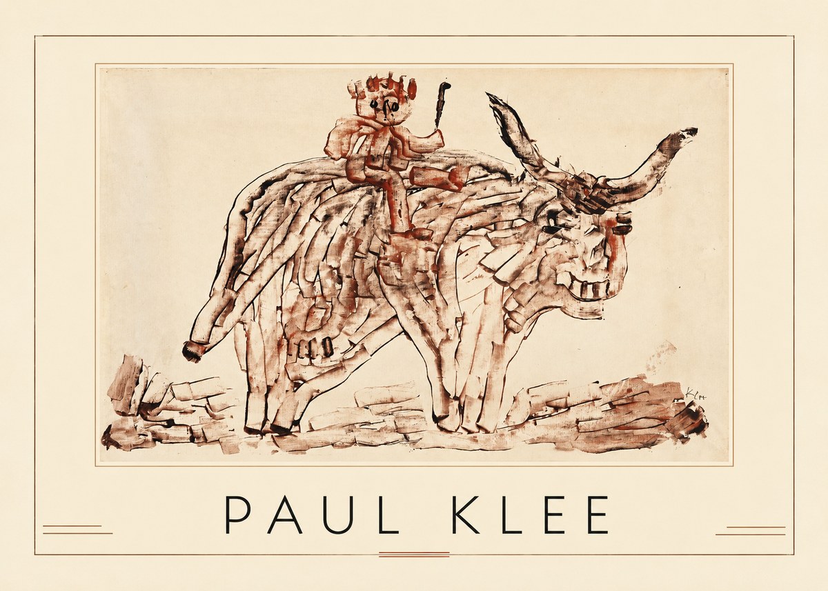 Paul Klee Bear Rider No1 - Póster