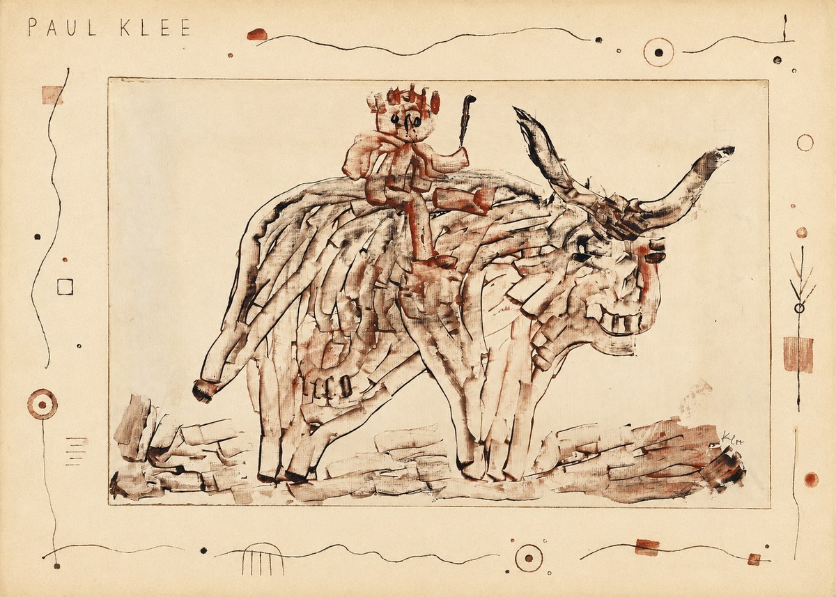 Paul Klee Bear Rider No5 - Póster