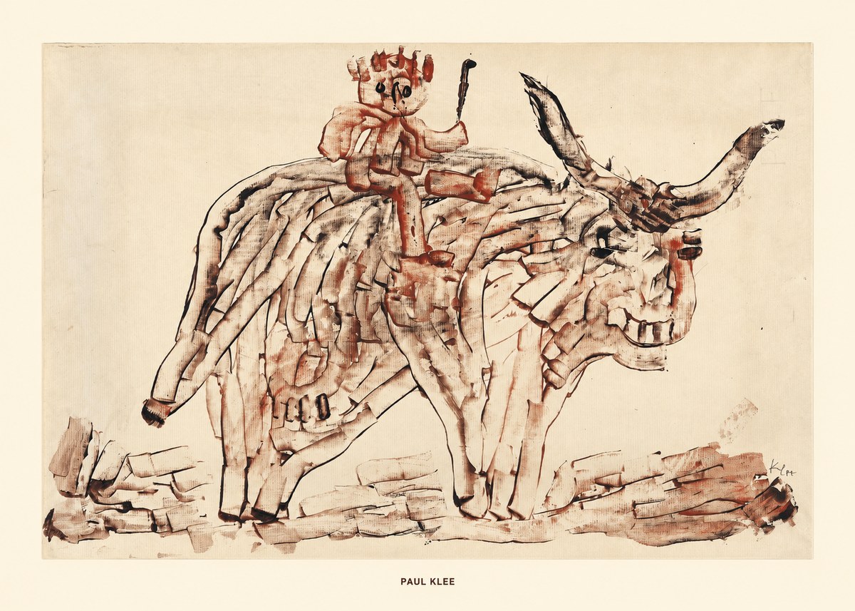 Paul Klee Bear Rider No6 - Póster