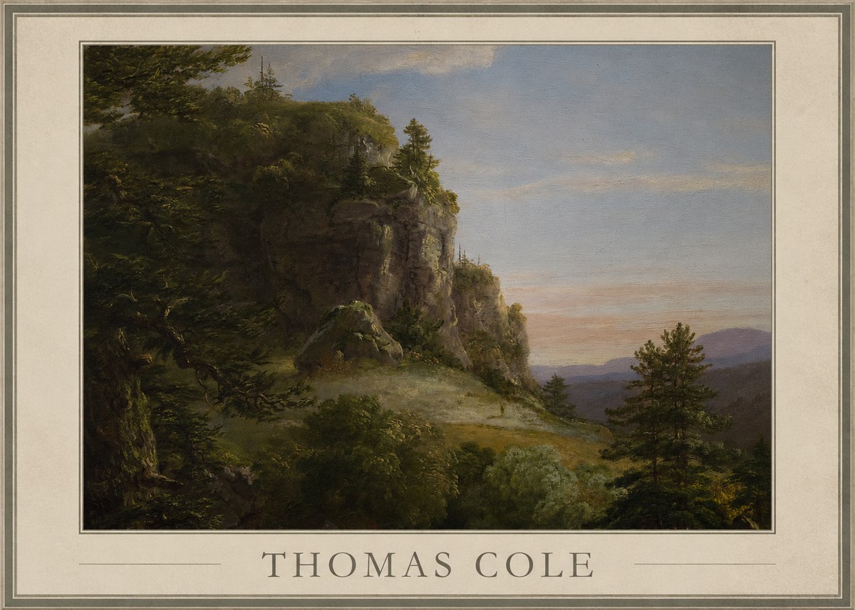 Thomas Cole Landscape, the Old Mill No5 - Póster
