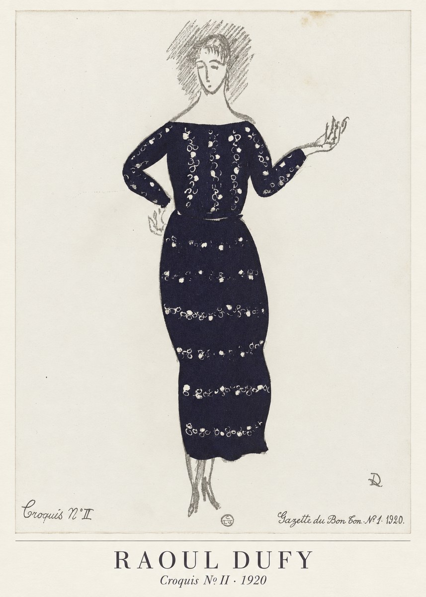 Raoul Dufy Croquis N° Ii No6 - Póster