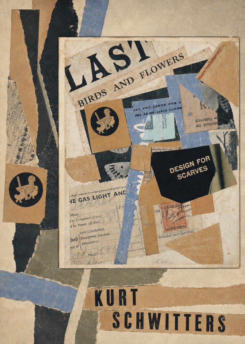 Kurt Schwitters Last Birds and Flowers No4 - Póster