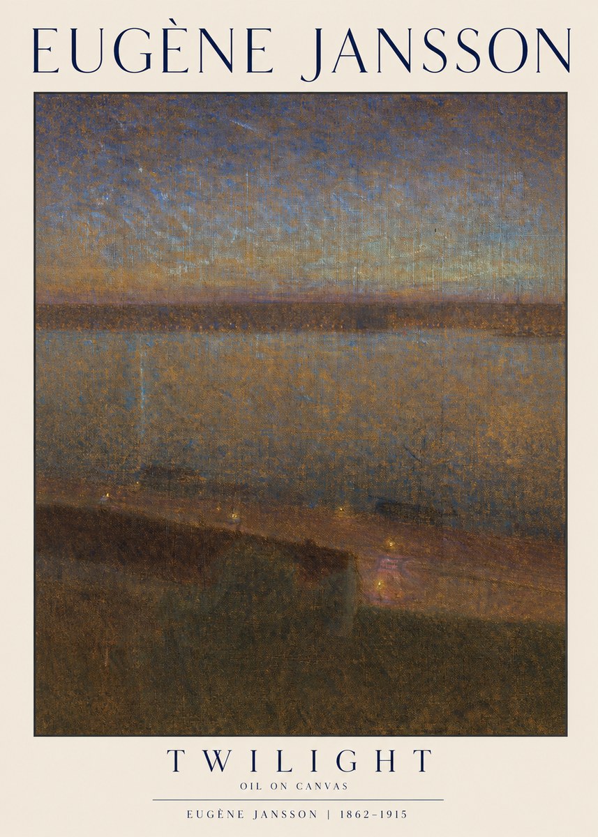 Eugène Jansson Twilight No1 - Póster