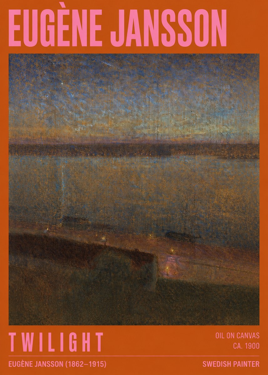 Eugène Jansson Twilight No2 - Póster