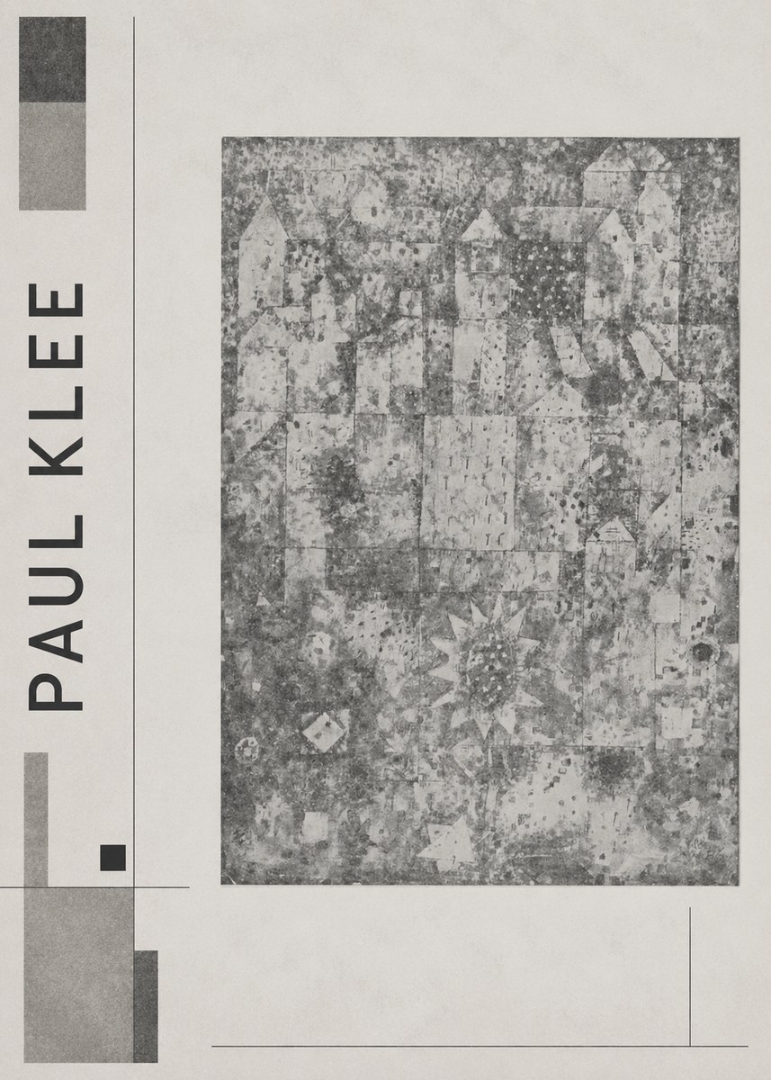 Paul Klee Town and Country No2 - Póster