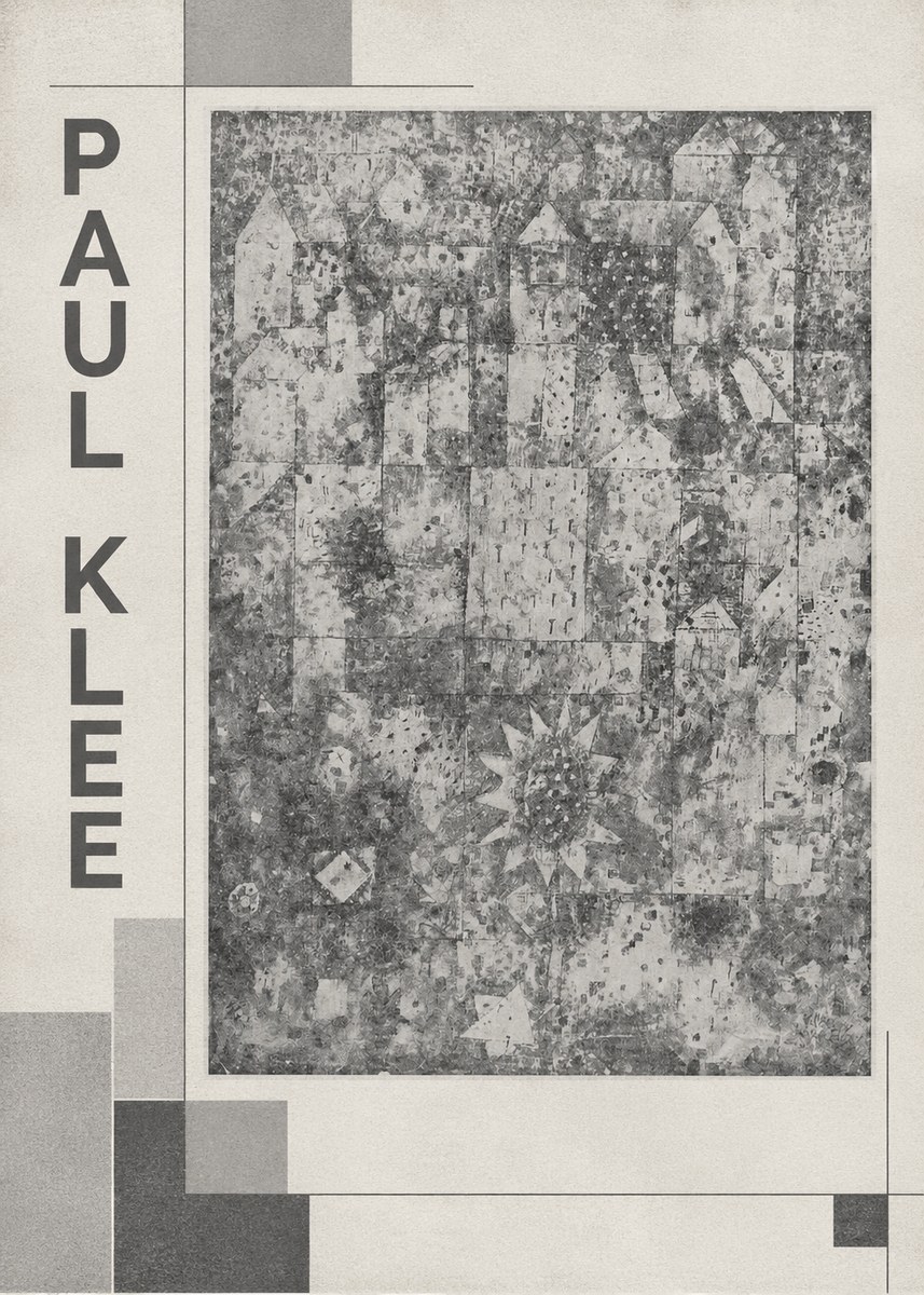Paul Klee Town and Country No4 - Póster