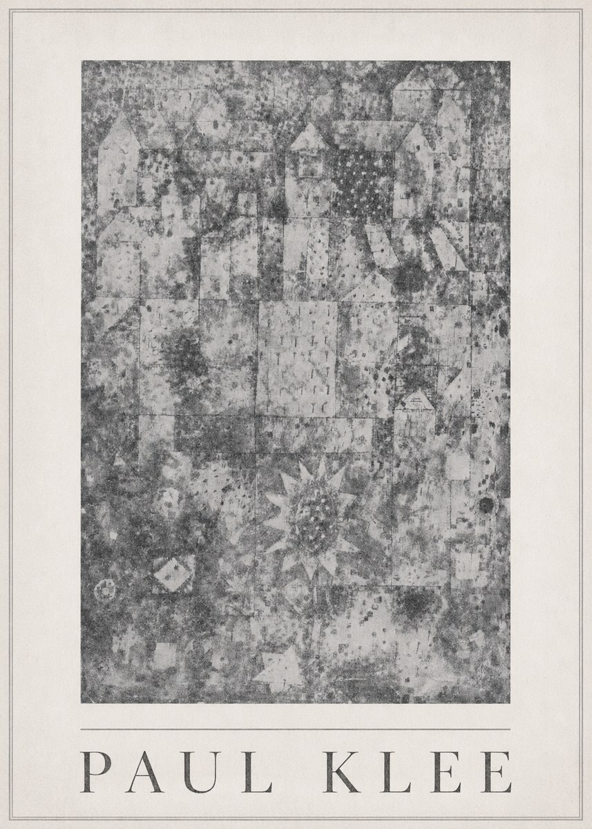 Paul Klee Town and Country No5 - Póster
