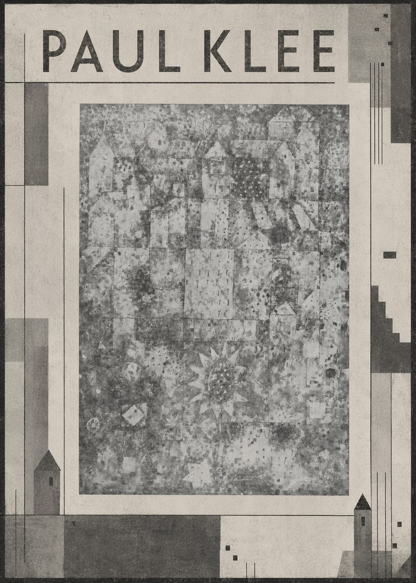 Paul Klee Town and Country No6 - Póster