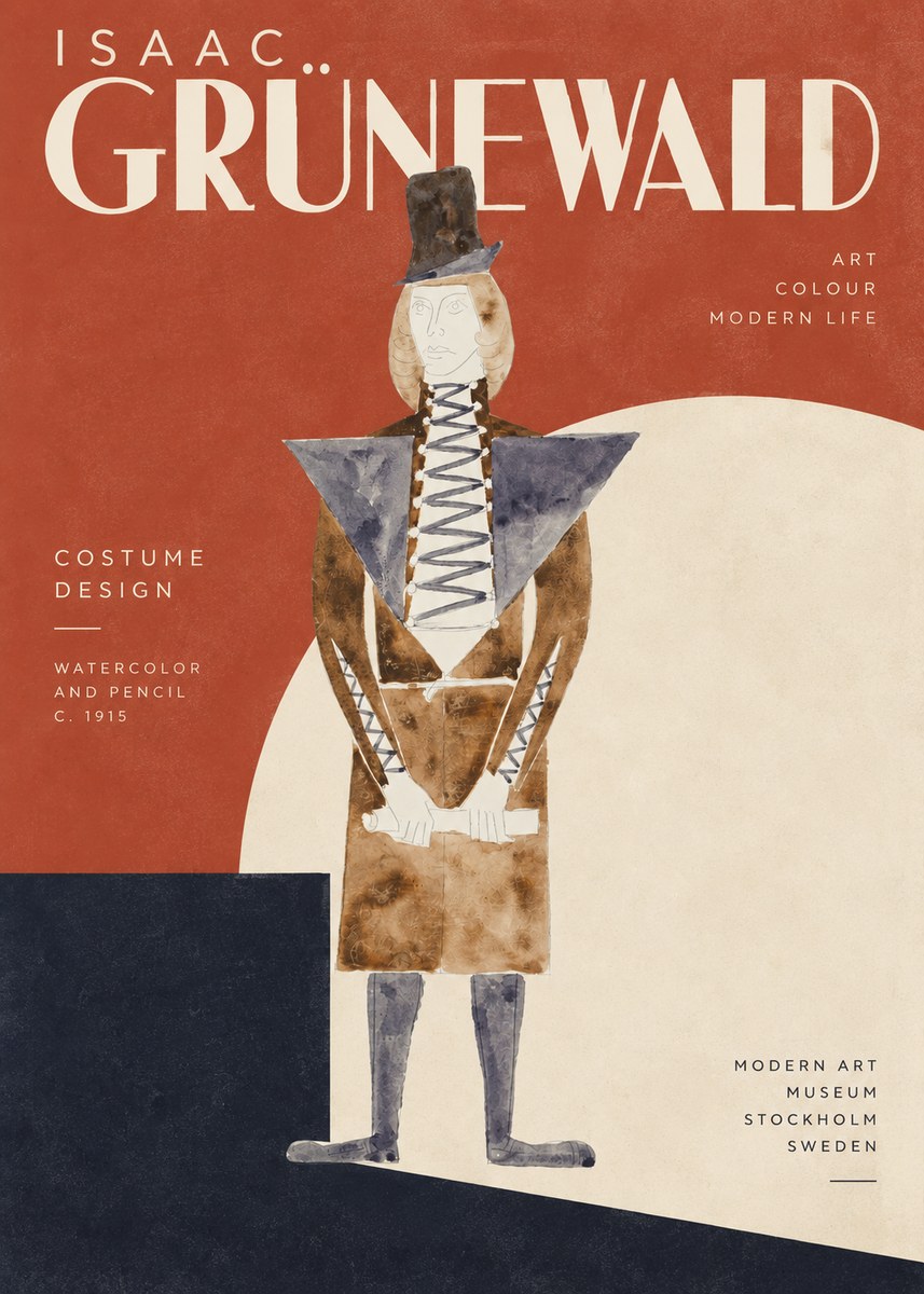 Isaac Grünewald Costume Design XIII No3 - Póster