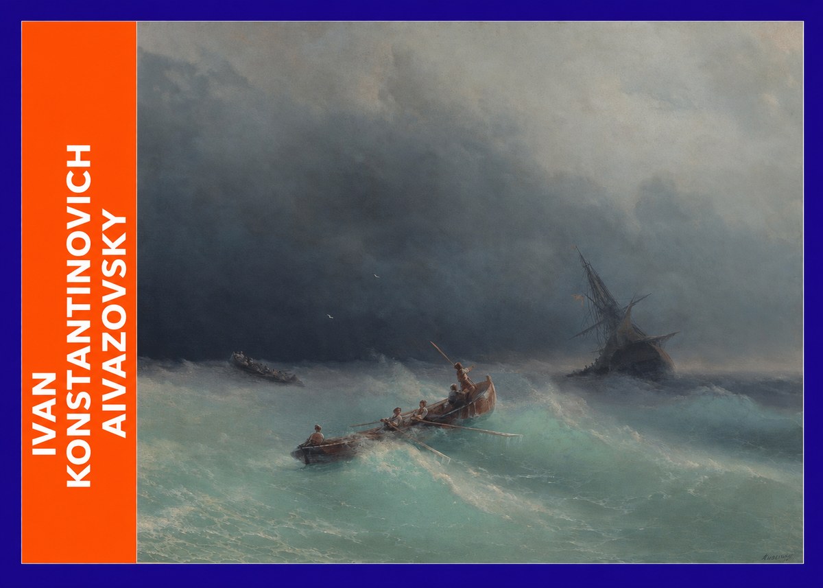 Ivan Konstantinovich Aivazovsky Shipwreck No6 - Póster