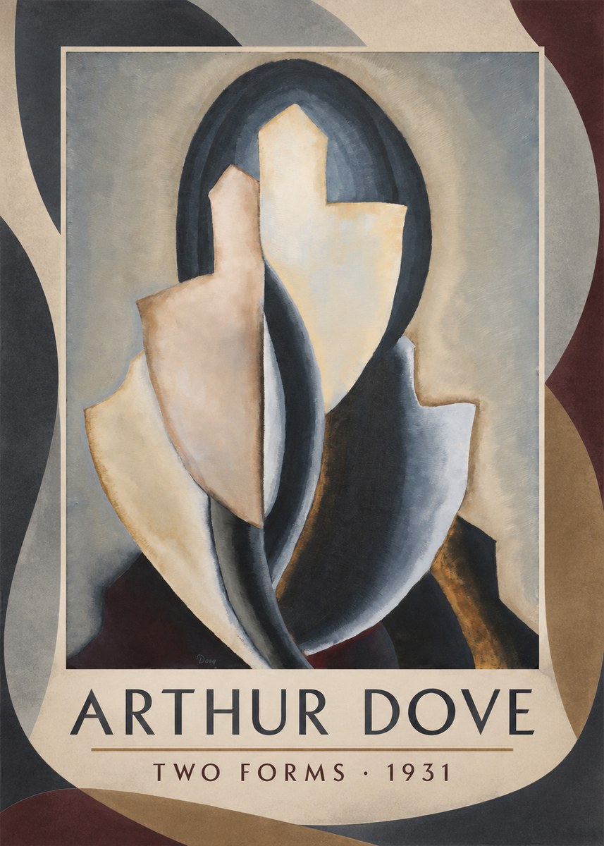 Arthur Dove Two Forms No1 - Póster