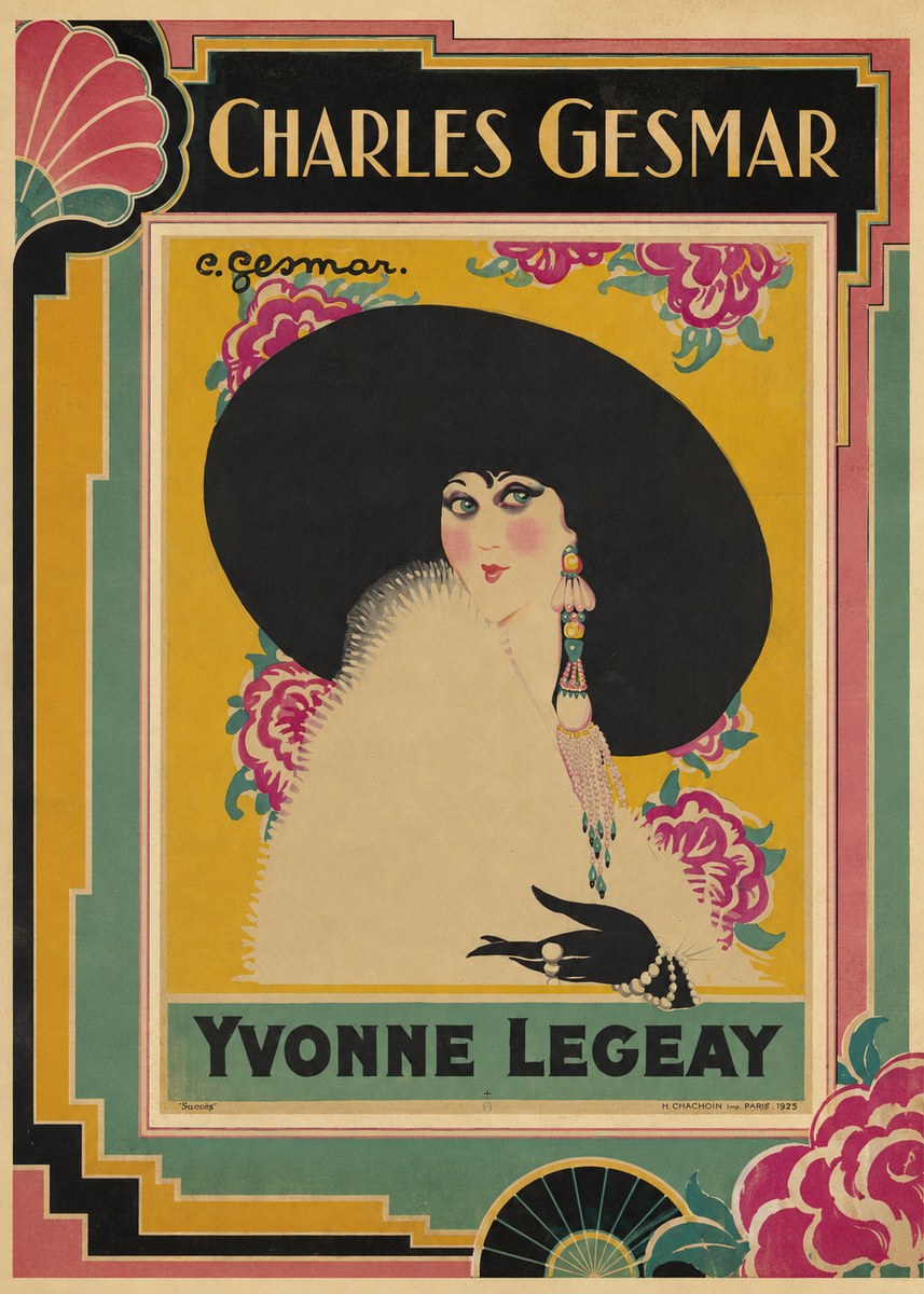 Charles Gesmar Yvonne Legeay No1 - Póster