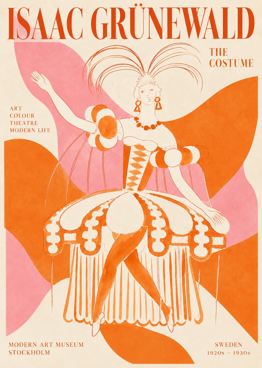 Isaac Grünewald The Costume II No2 - Póster