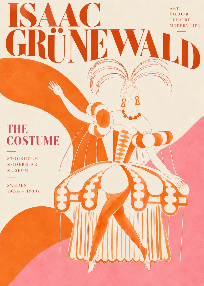 Isaac Grünewald The Costume II No5 - Póster