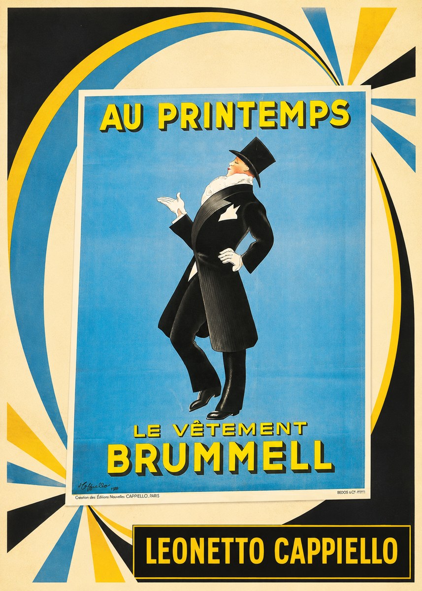 Leonetto Cappiello Au Printemps Le Vêtement Brummell No3 - Póster