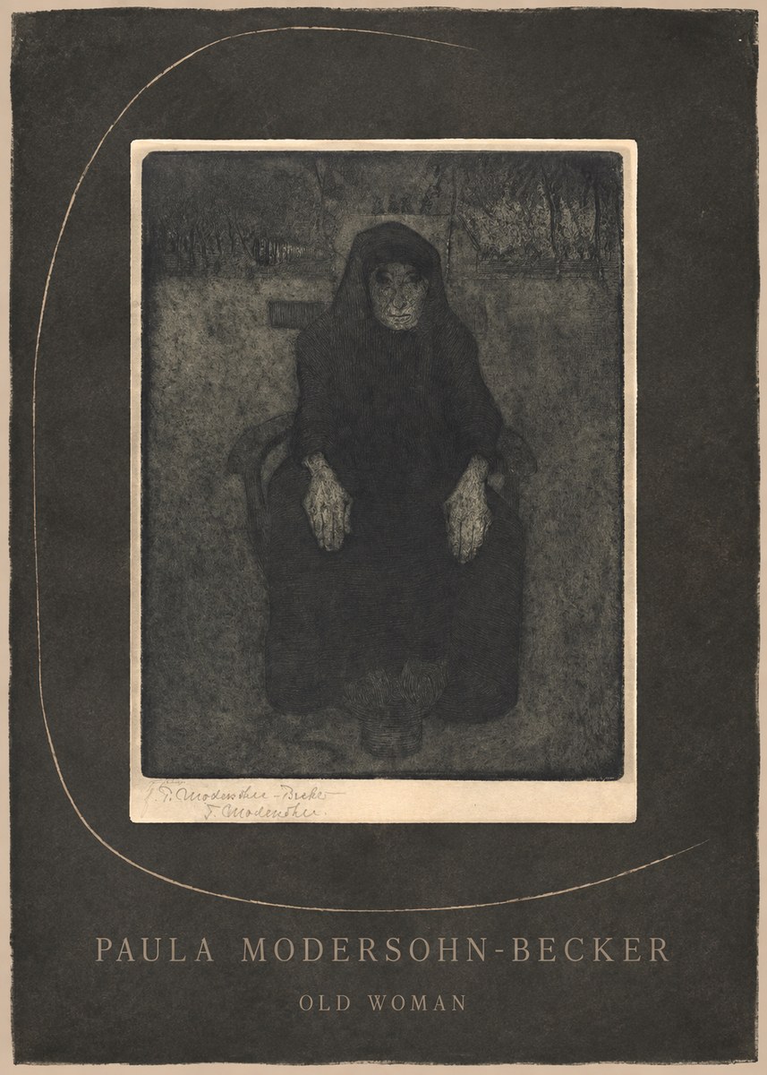 Paula Modersohn-Becker Old Woman No3 - Póster