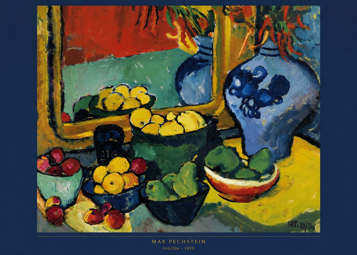 Max Pechstein Früchte 1910 No5 - Póster