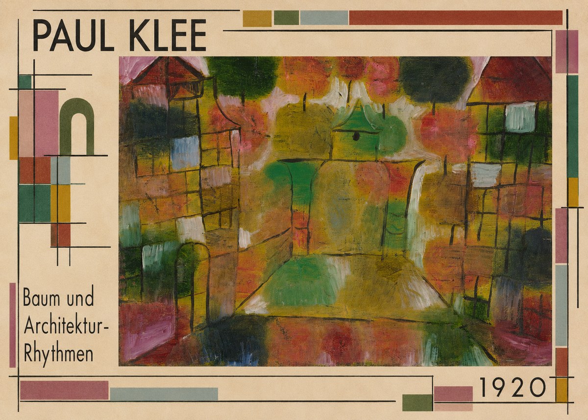Paul Klee Baum Und Architektur-rhythmen No2 - Póster