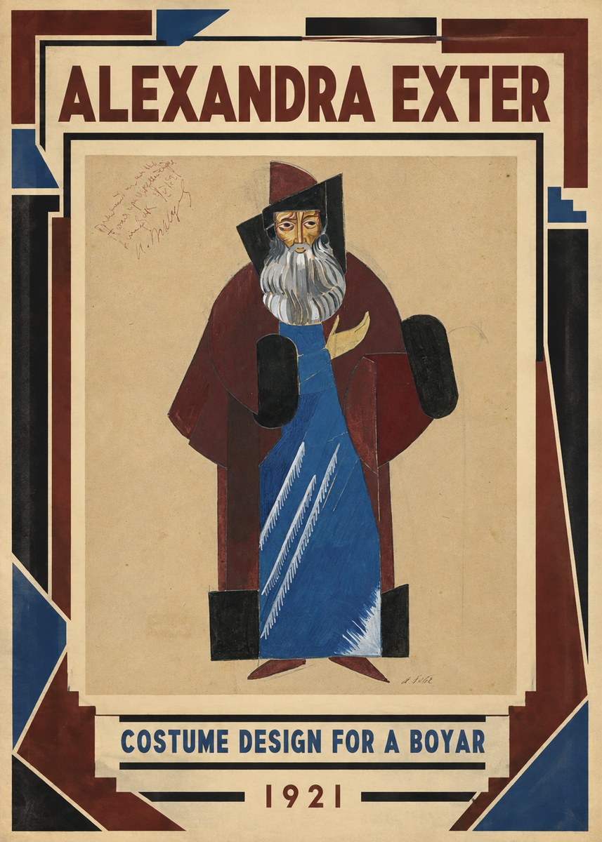 Alexandra Exter Costume Design for a Boyar No1 - Póster