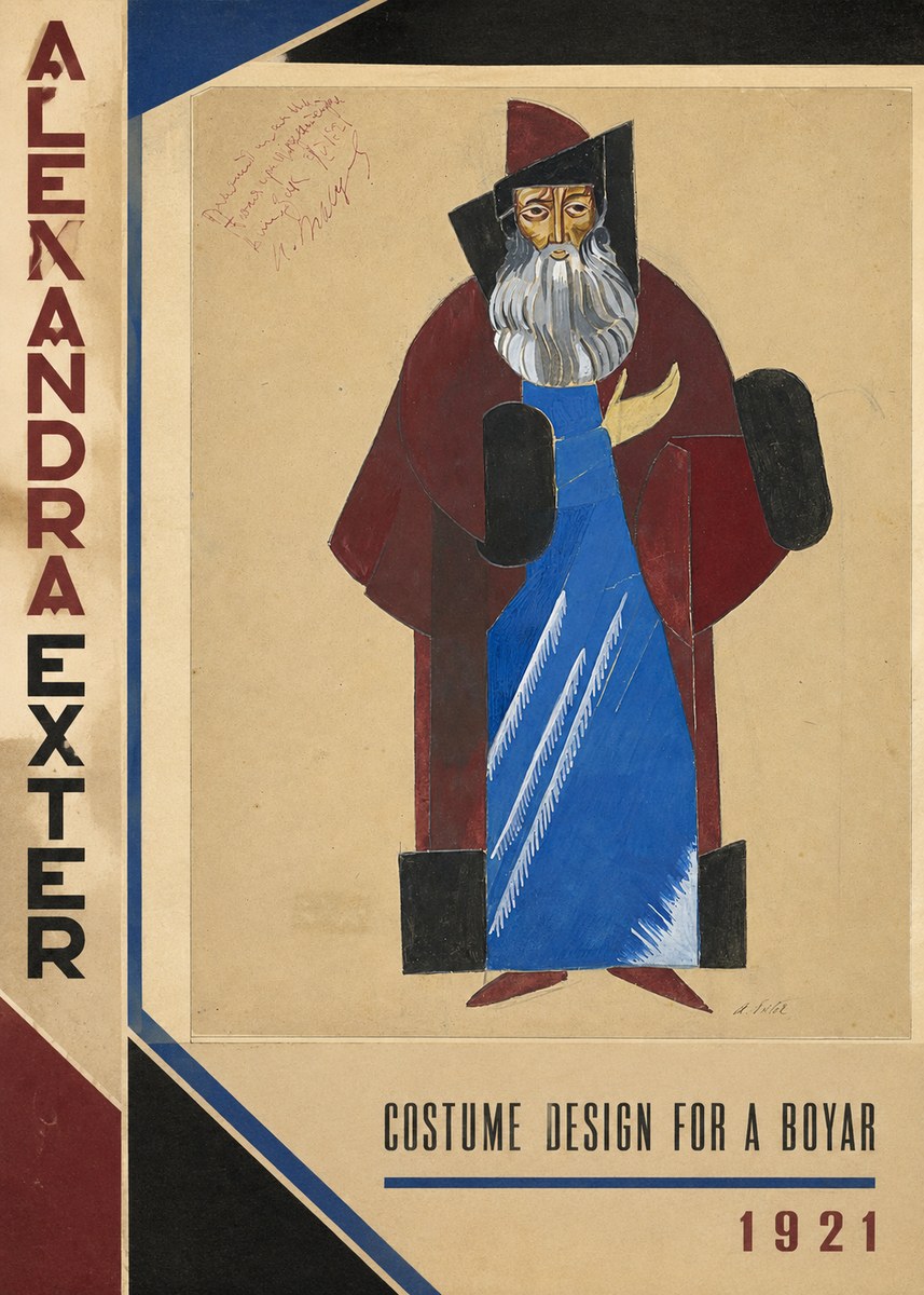 Alexandra Exter Costume Design for a Boyar No2 - Póster