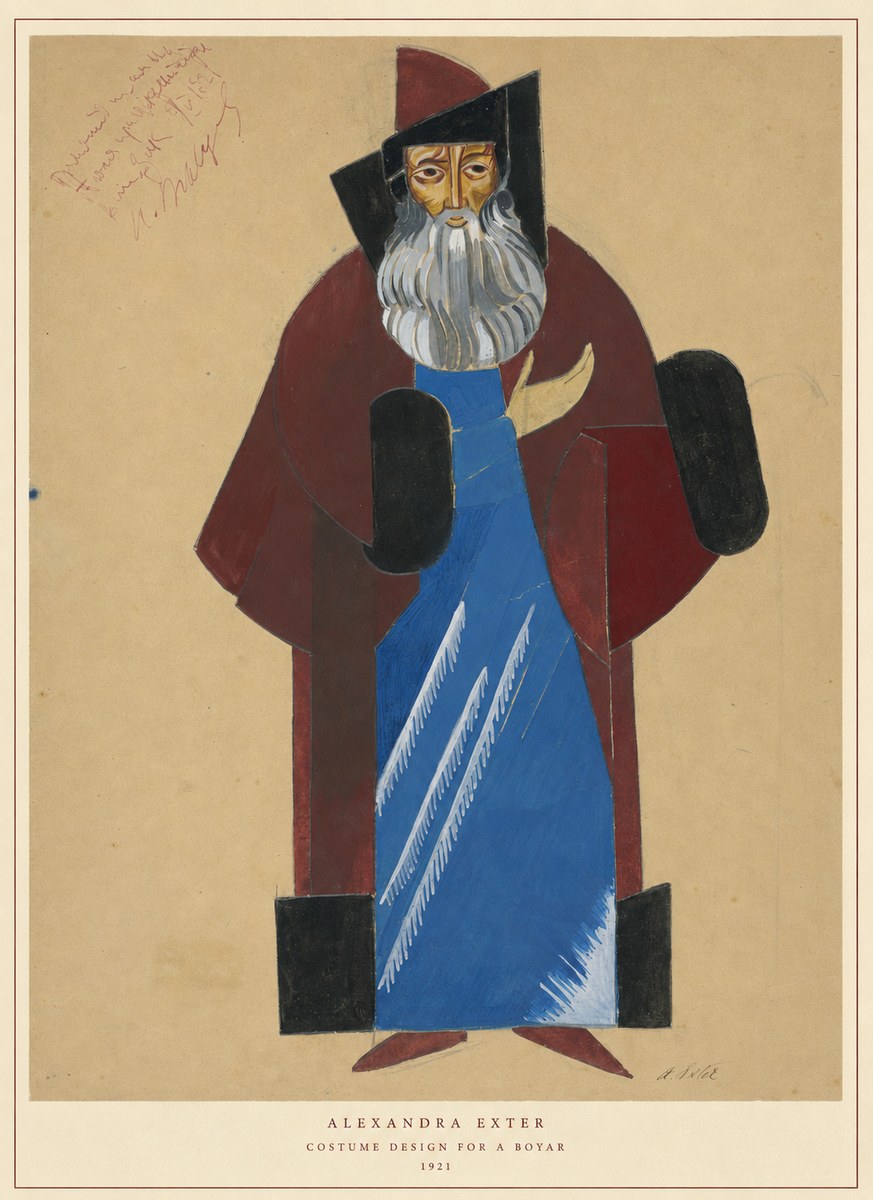 Alexandra Exter Costume Design for a Boyar No6 - Póster