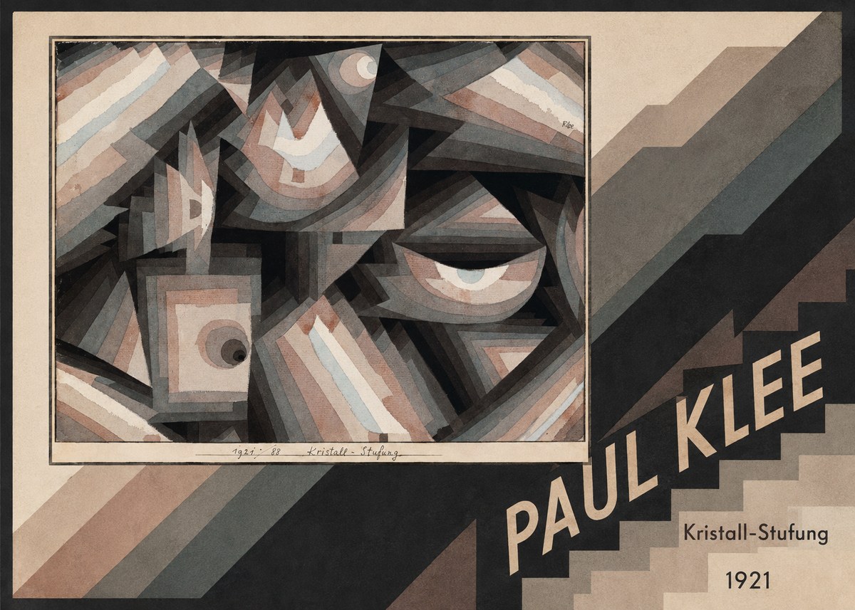 Paul Klee Kristall-stufung I No3 - Póster