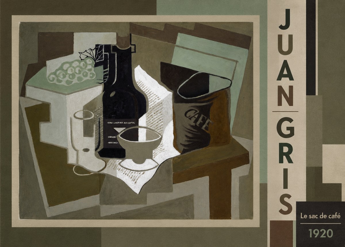 Juan Gris Le Sac De Café No3 - Póster