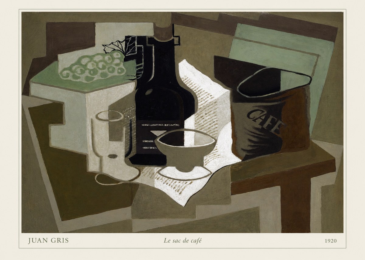 Juan Gris Le Sac De Café No6 - Póster
