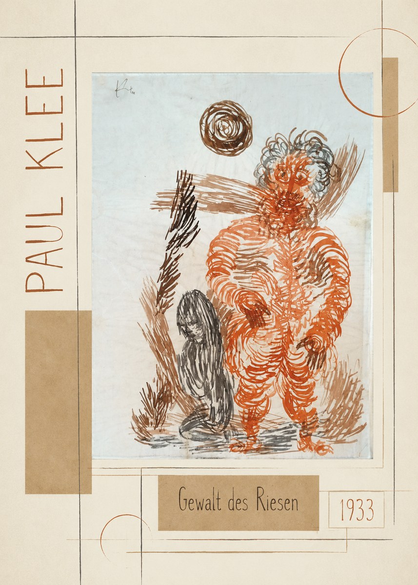 Paul Klee Gewalt Des Riesen II No2 - Póster