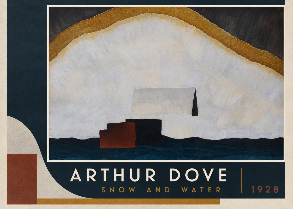 Arthur Dove Snow and Water No2 - Póster