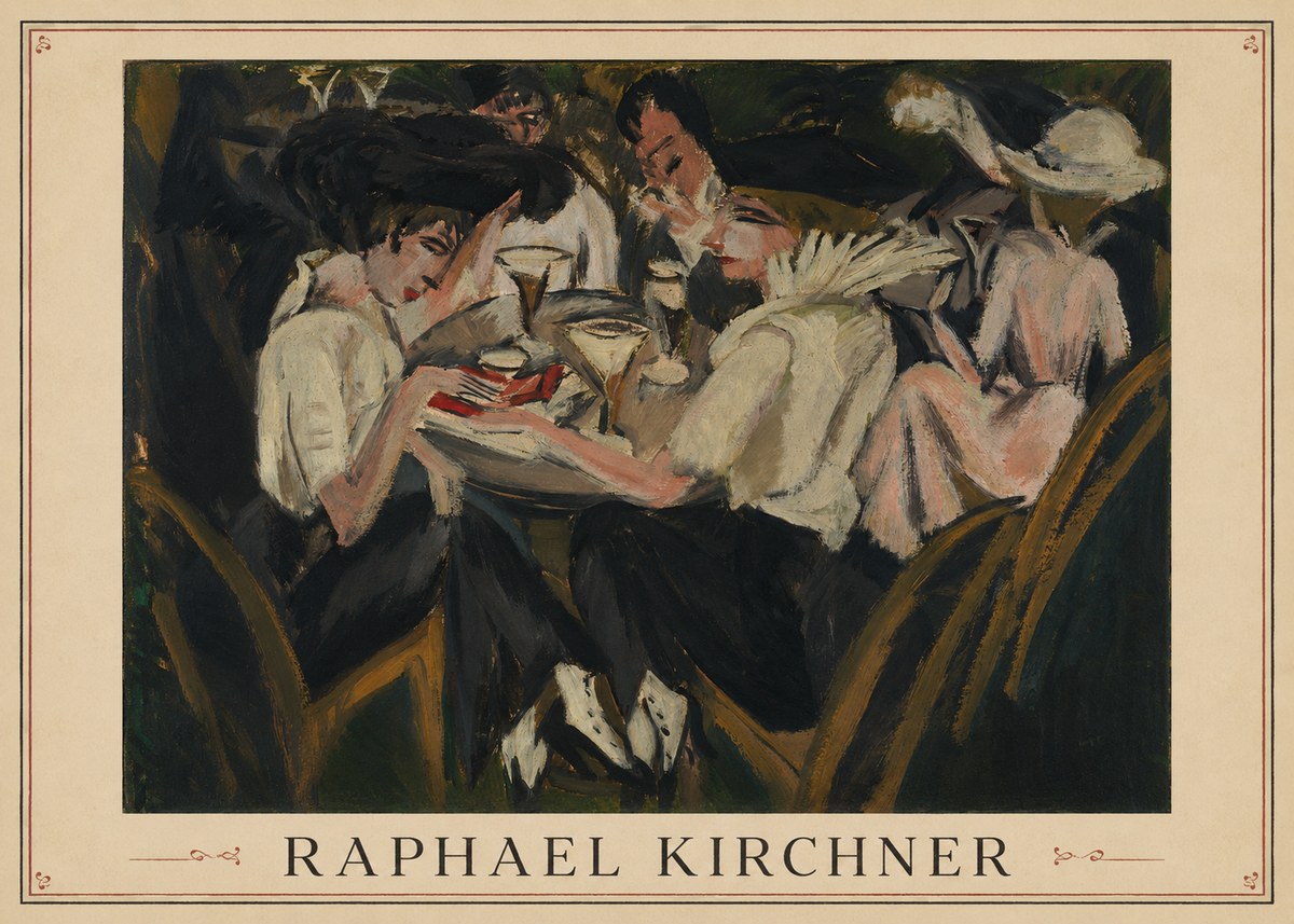 Raphael Kirchner Table Talk No1 - Póster