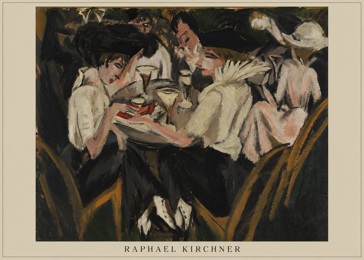 Raphael Kirchner Table Talk No6 - Póster