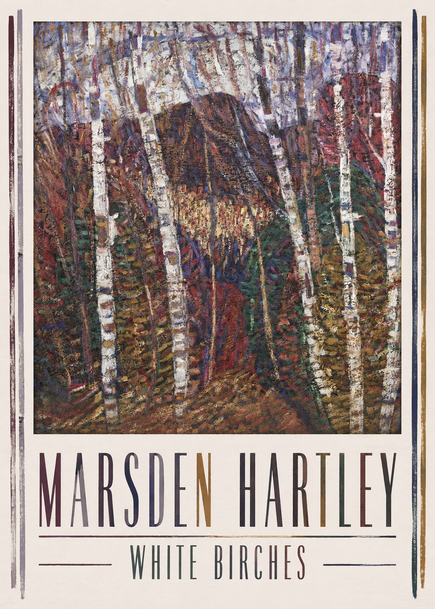 Marsden Hartley White Birches No1 - Póster