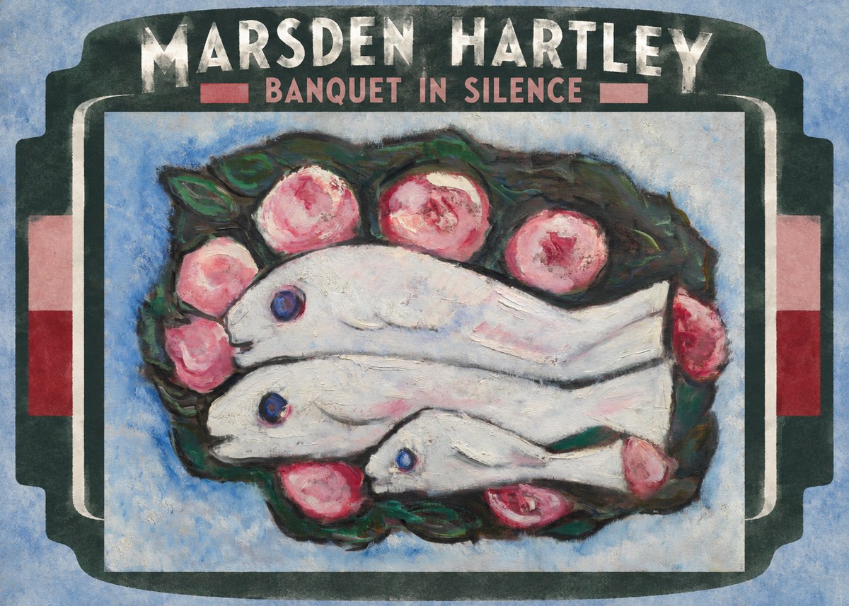 Marsden Hartley Banquet in Silence No3 - Póster