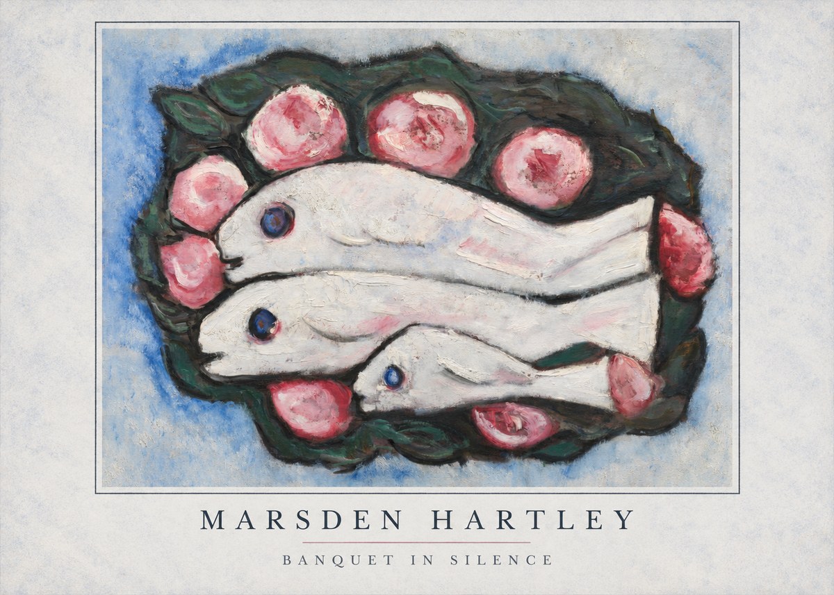 Marsden Hartley Banquet in Silence No4 - Póster