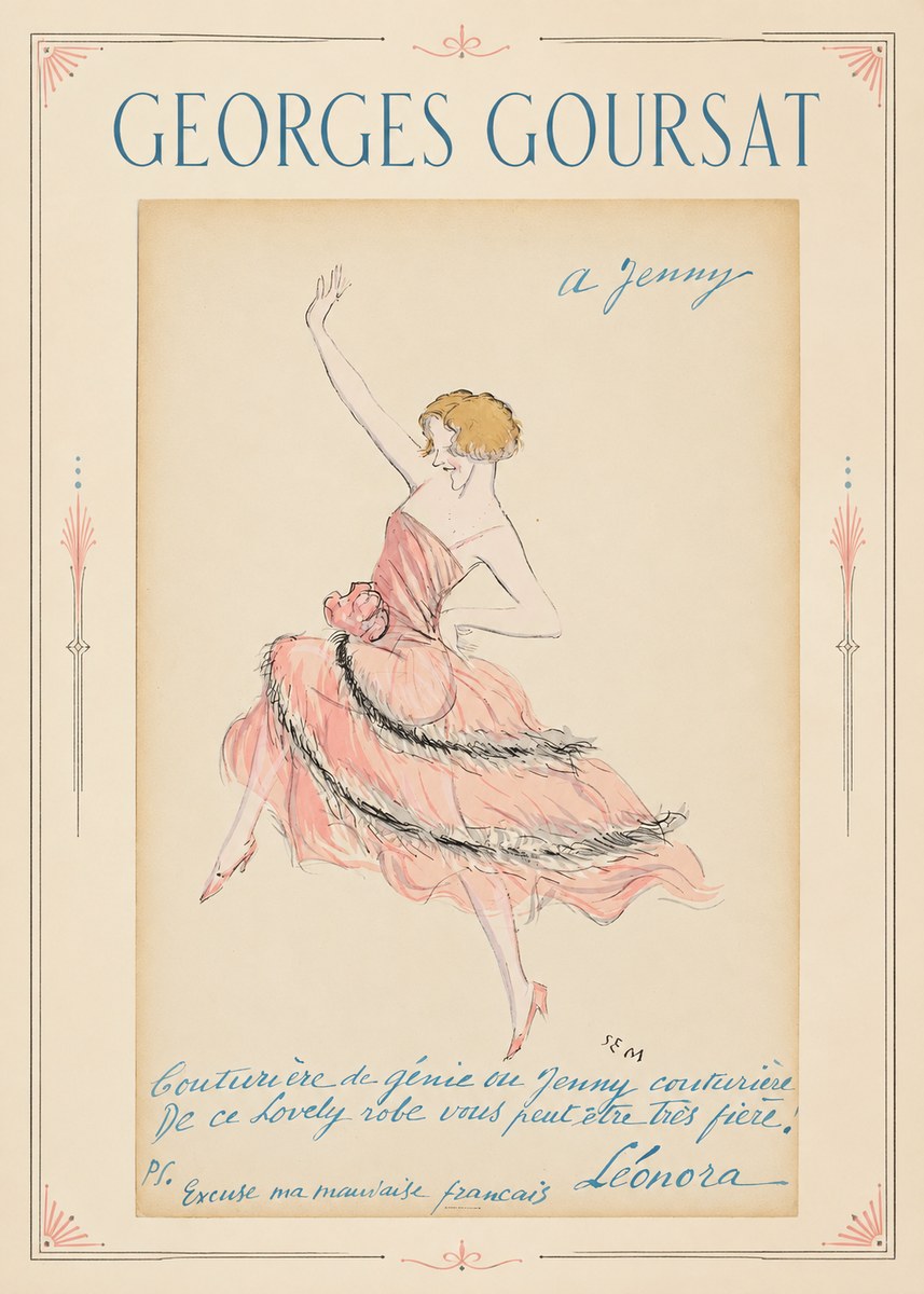Georges Goursat A Jenny No2 - Póster